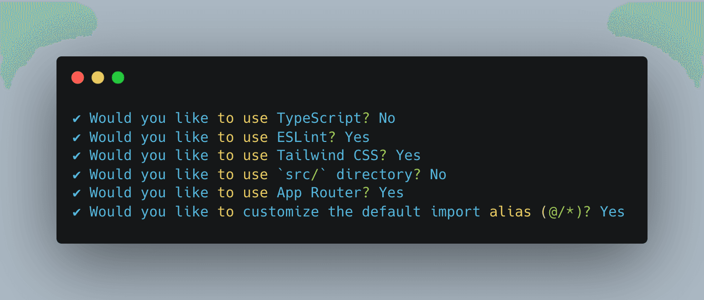 Nextjs-Proj-Settings